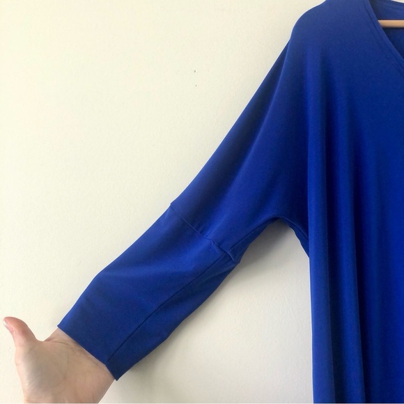 Joseph Ribkoff Royal Sapphire Blue Layered Dress Size 8 - Picture 4 of 8